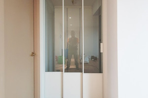 하남시 아파트 인테리어의 혁신: 초슬림 3연동 현관 중문의 매력과 후기