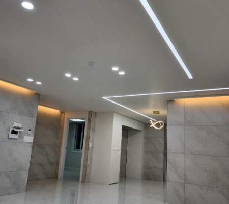오산 아파트 거실, 프리미엄 폴리싱 바닥타일로 완성한 세련된 인테리어 변신